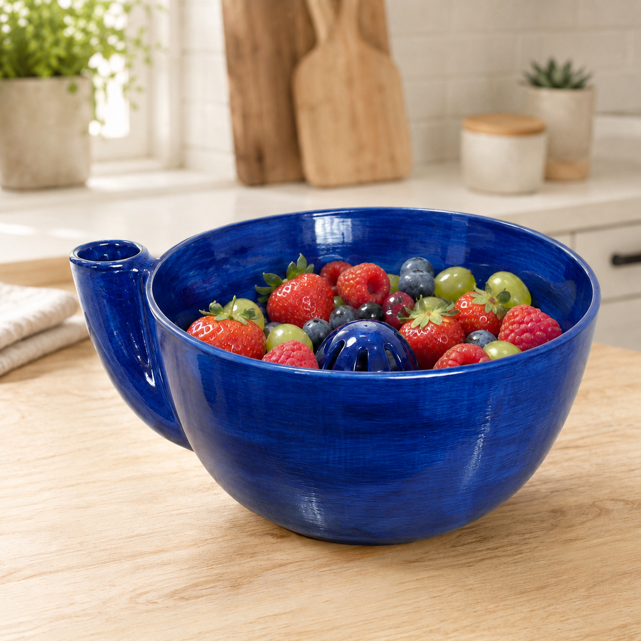 Berry Bowl | Vortex Fruit Washing Bowl | 7 Colors | Kitchen