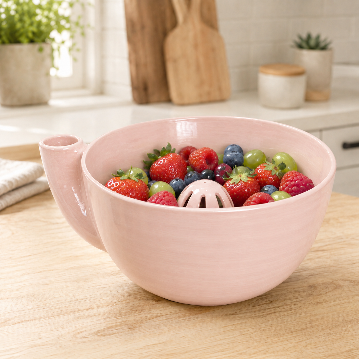 Berry Bowl | Vortex Fruit Washing Bowl | 7 Colors | Kitchen